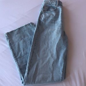 Garage wide leg jeans